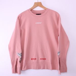 MUSIUM DIV Embroidered Crew Neck Sweatshirt